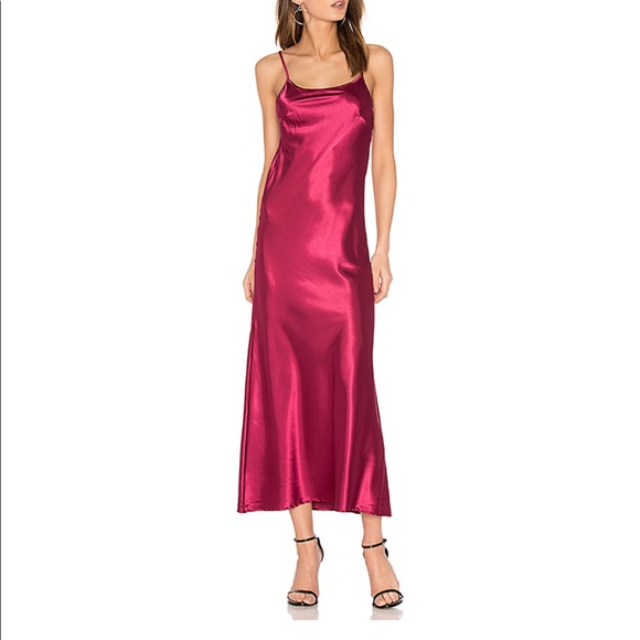 C&C California Erin Maxi Dress in Red Velvet - Picture 2 of 11